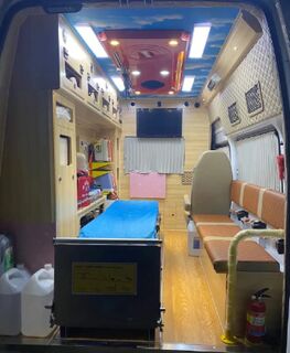 许昌禹州正规救护车出租电话,专业接送瘫痪病人 相关图片